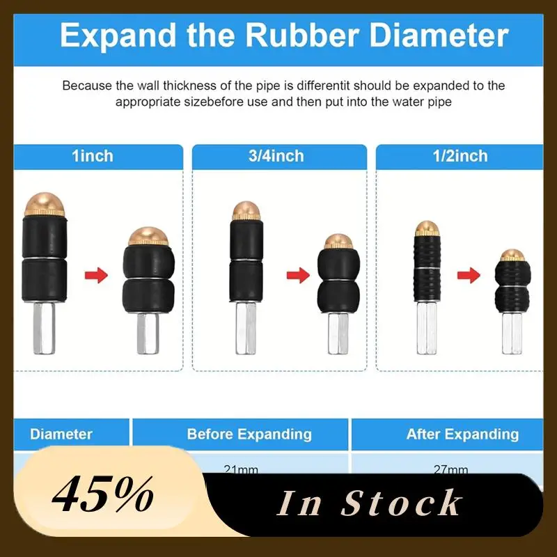 2025, Trendpipe Wasserstopper-Set, Heißschmelz-Wasserstopper, Notfall-Wasserstopper für Rohre, Reparatur von Rohrlecks für Wasserrohre