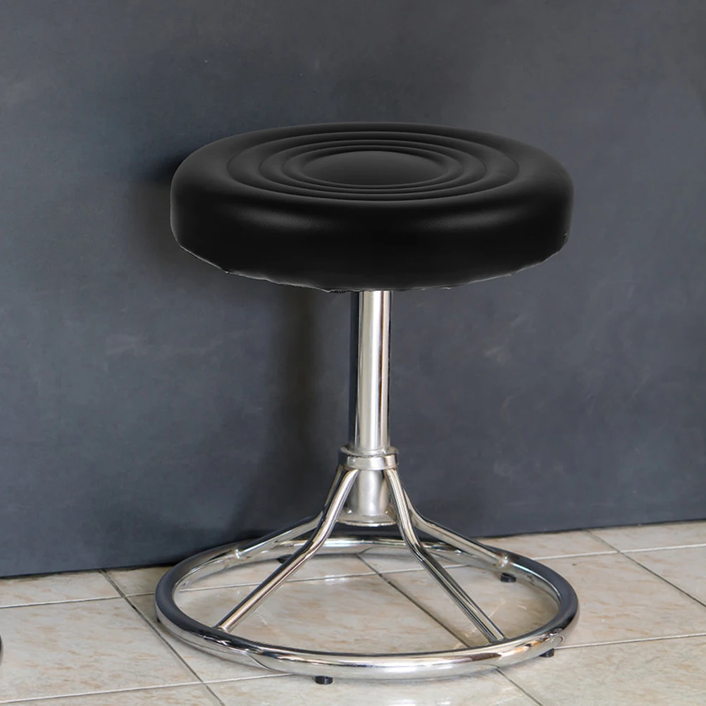

2pcs Bar Rotating Stool Surface Chair Seating Part for Home Rectangle Pu Round Replacement Pc Comfortable Stools Office