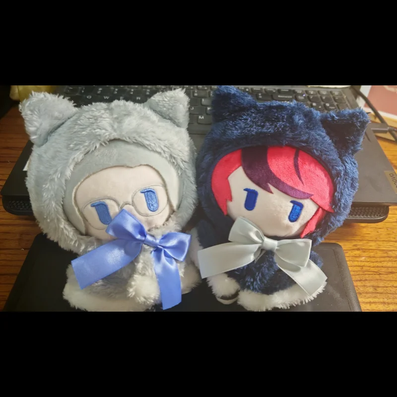 Tapioca Round 6 Anime Character Cape Plush Doll Soft Stuffed Toy Collectible Desktop Display Gift For Game Fans