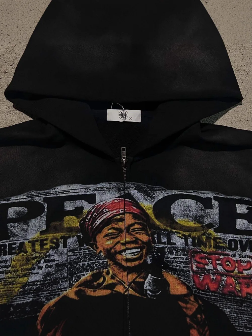 2026 new American hip-hop loose hoodie street art graffiti print unisex trendy fashion hoodie punk Y2K retro personality niche