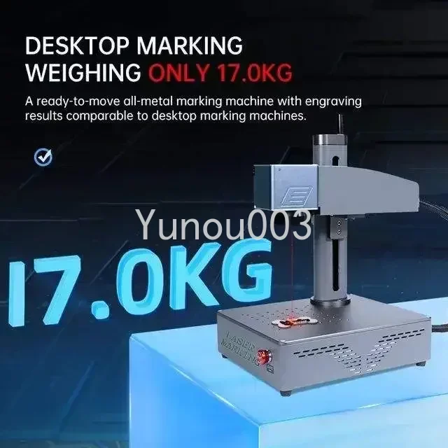 Industrial DAJA S4 30W Desktop Fiber  Marking Machine Fiber  Printer Metal Jewelry Engraver  For All Metals