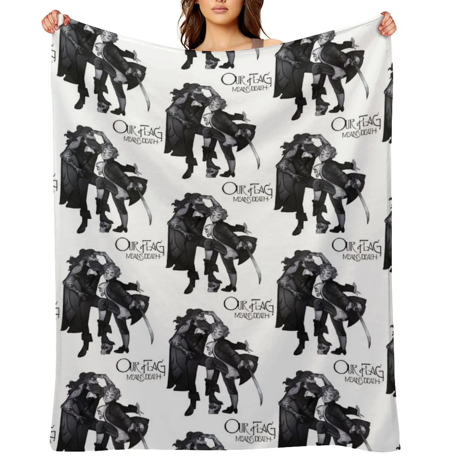Ofmd Throw Blanket Nap Flannel Quilt Loose Blankets