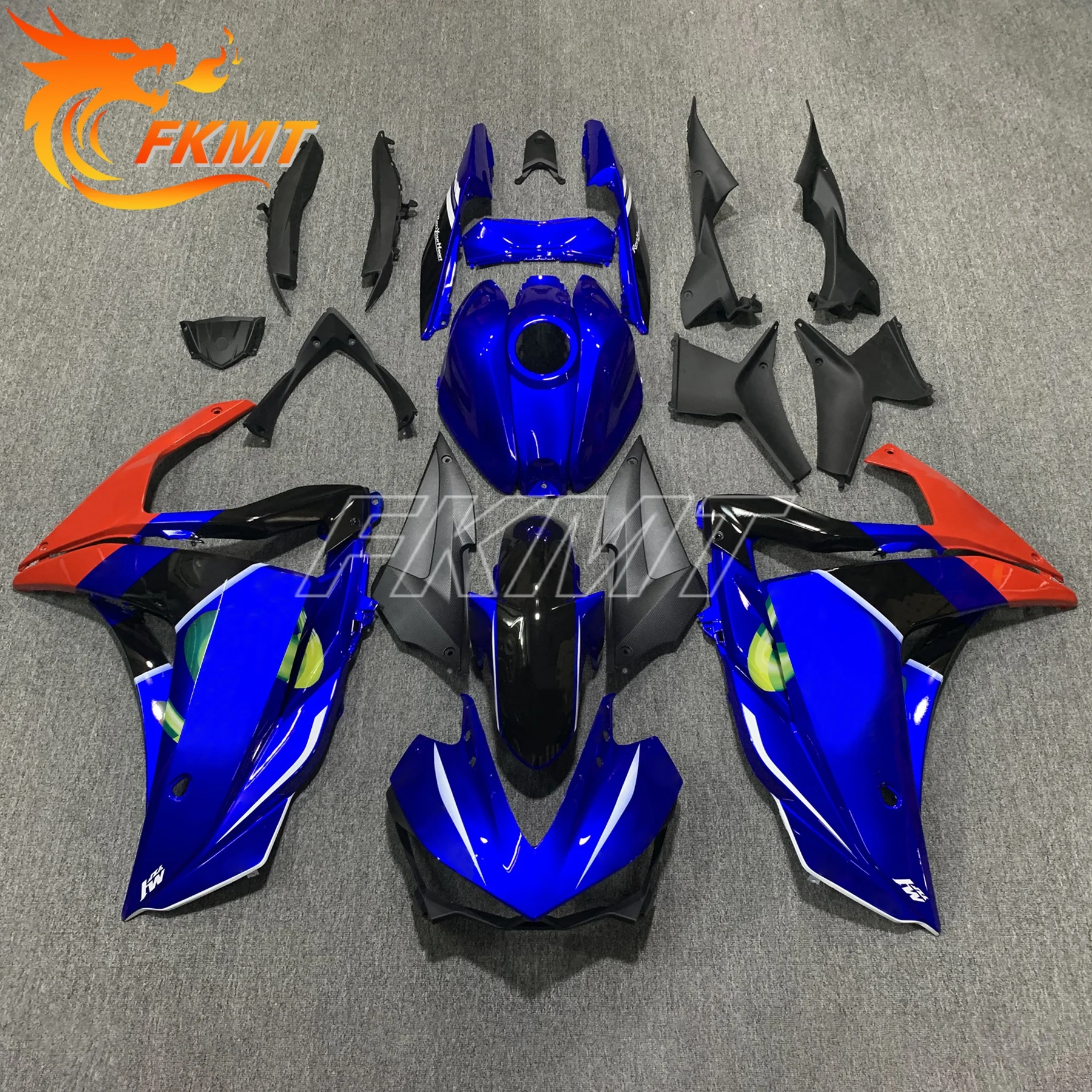 

For Yamaha YZFR3 YZFR25 YZF R3 R25 2014 2015 2016 2017 2018 Motorcycle ABS Fairing Kit Full Vehicle Frame Protection Cover Body