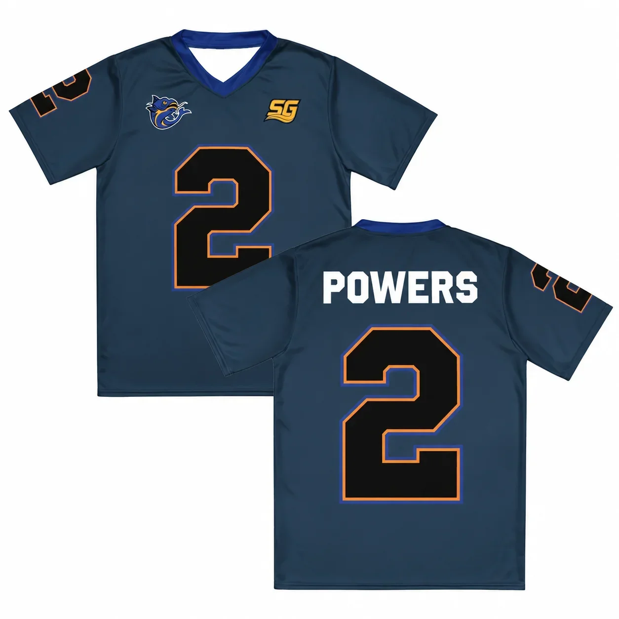Unisex Chad Powers South Georgia Football Jersey T-shirt V-Neck Short Sleeve Sportwear Women Men Outdoor Streetwear Tops