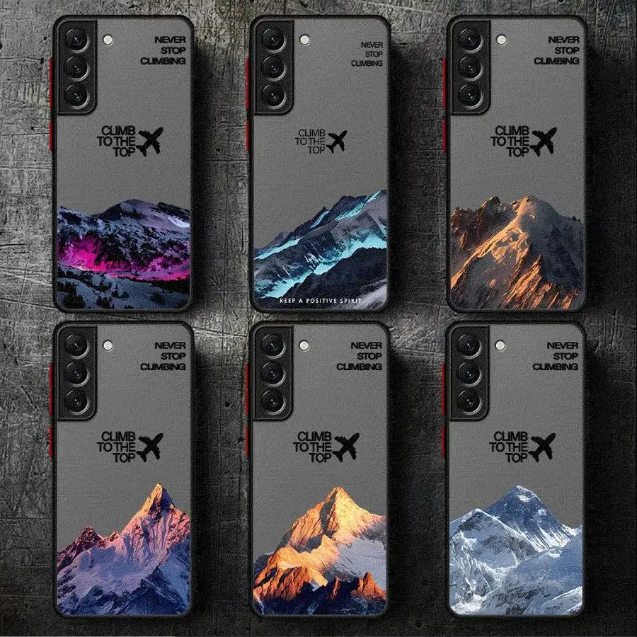 

Mountaineering Phone Case for Samsung S24 S23 S22 S21 S20 S10 S9 S10 Plus S24 S23 S22 S21 S20 Ultra S23 S21 S20 FE S10 4G
