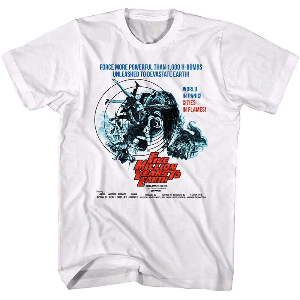 Five Million Years To Earth Movie Poster Men'S T Shirt Hammer Horror