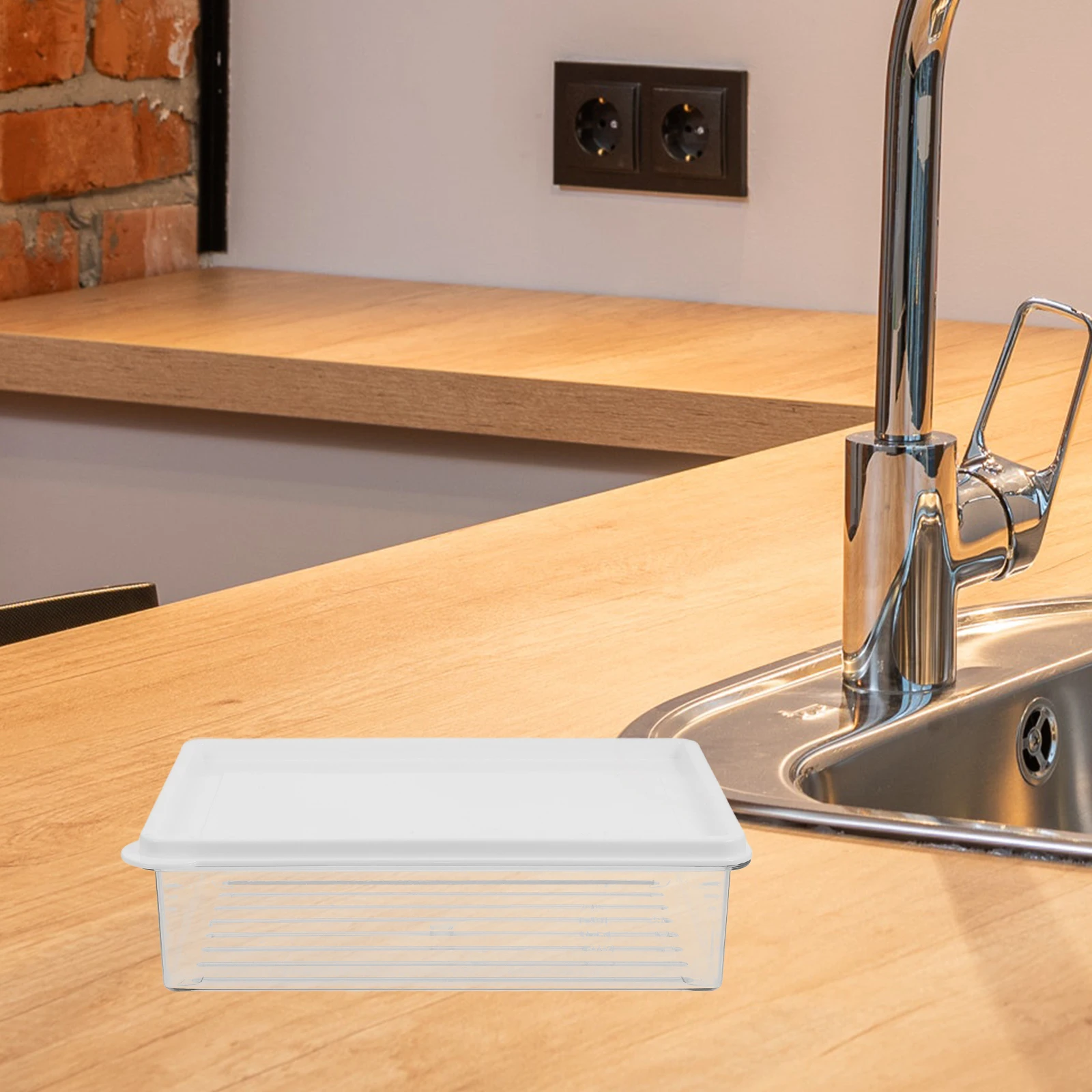 

4Pcs Fridge Organization Bins Reusable Airtight Storage Boxes for Keeping Food Fresh Compact Size for Maximum Space Utilization