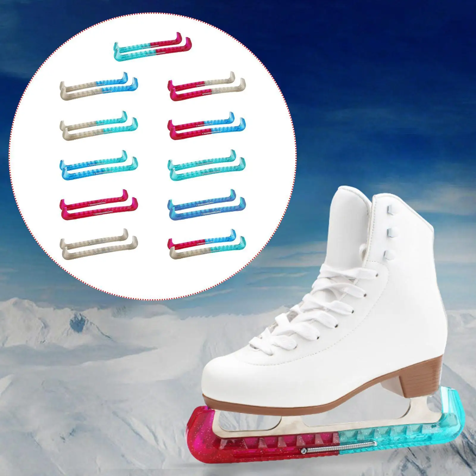 

2 Pieces Figure Ice Skate Guards Ice Skating Accessories Ice