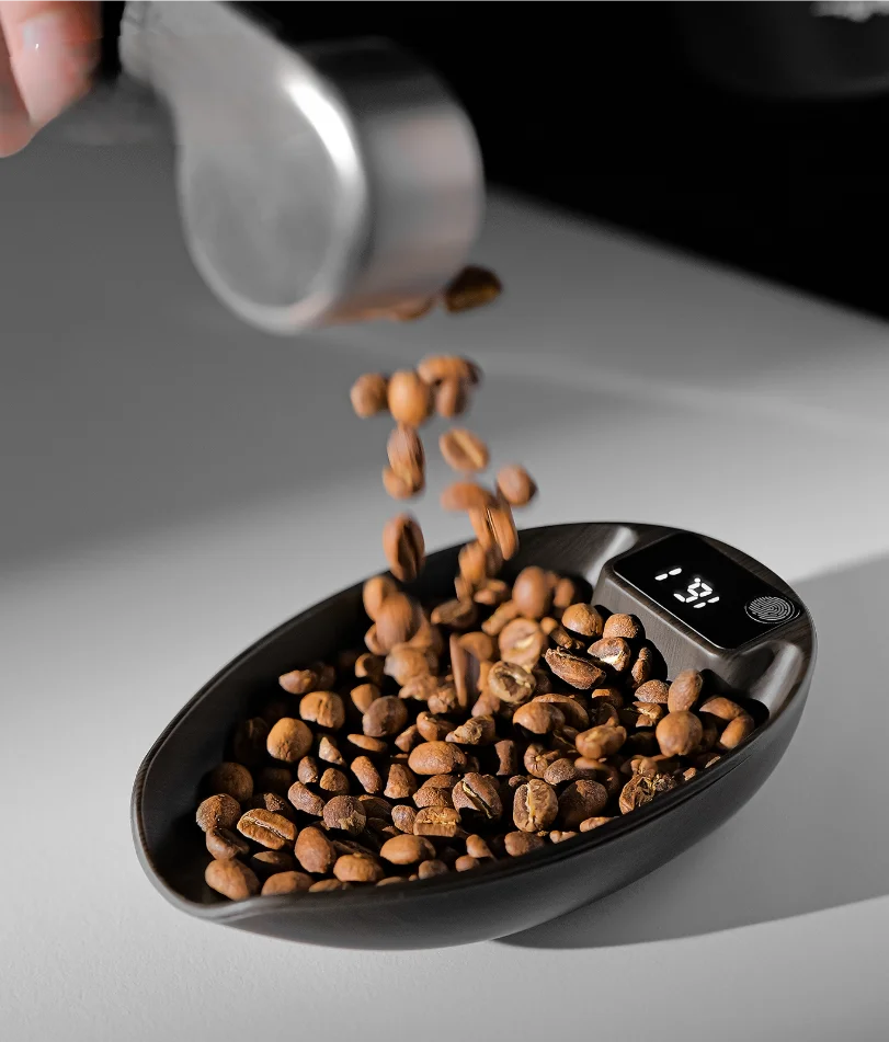 

Coffee Scale ABS Food Kitchen Scale 0.3g Precise Integrated Design with Timer for Espresso Pour Over Brewing