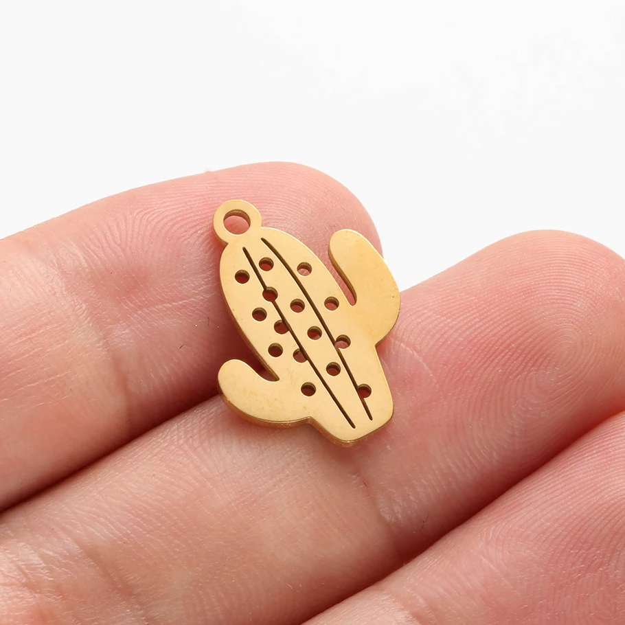5 Stück Glücksbringer-Anhänger aus Edelstahl mit Mädchen, Stern und Schleife für die Schmuckherstellung, niedliche Anhänger für Halsketten und Armbänder – Detail 13