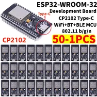50-1PCS ESP32-32 CP2102 Type-C Development Board 32Mbit SPI Flash WiFi Bluetooth-compatible Type-C ESP32 Wireless Module