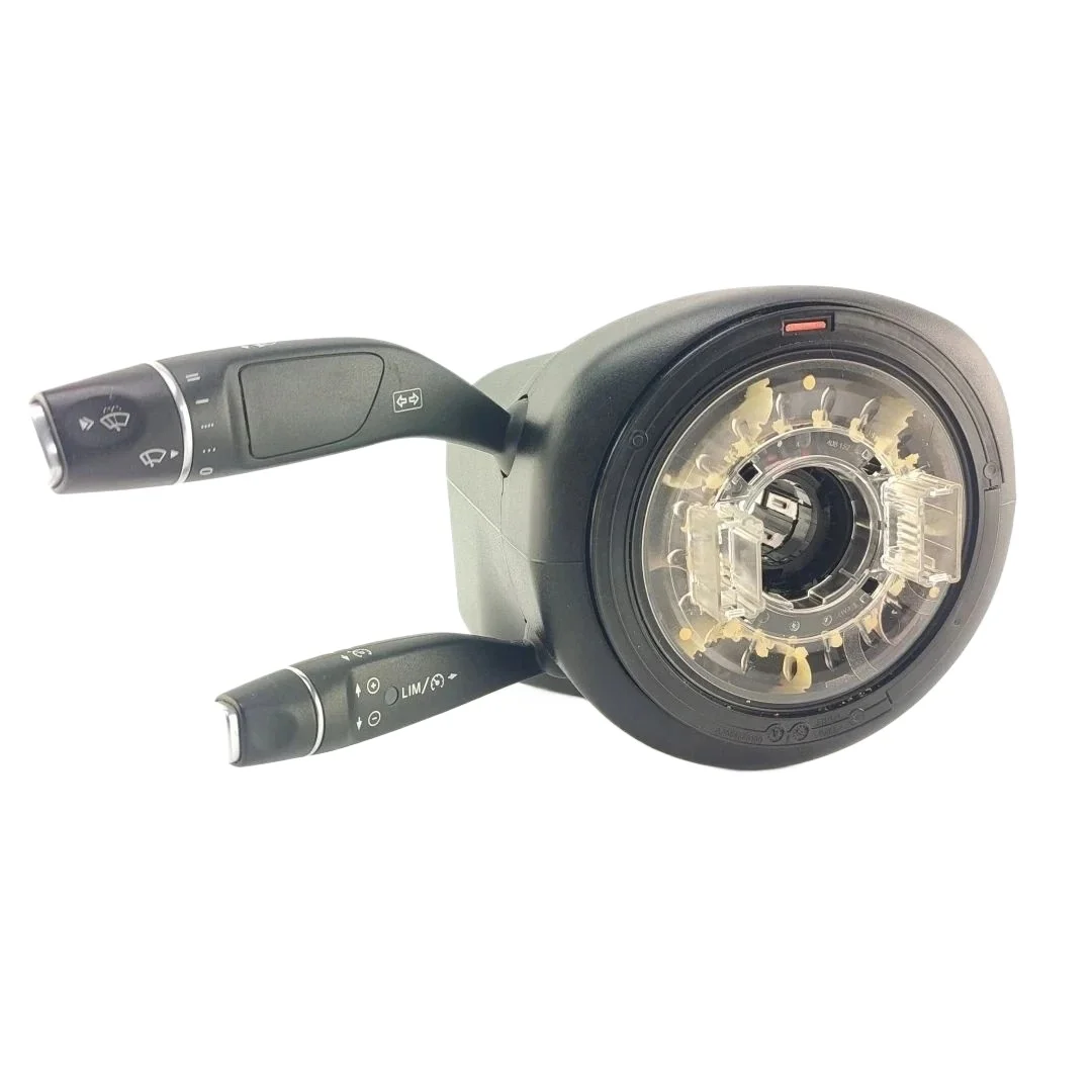 W204/W207 Steering Column Combination Switch with Angle Sensor A2129007923 A2129007017 Turn Signal Wiper Switch Assembly