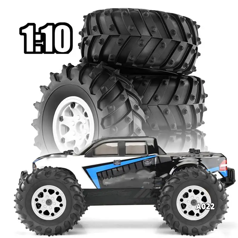 

4Pcs 128Mm 1/10-Monster Beadlock Wheel Rim Rubber Tire Set For 1/10 RC Crawler Car TRX4 D90 D110 Axial SCX10