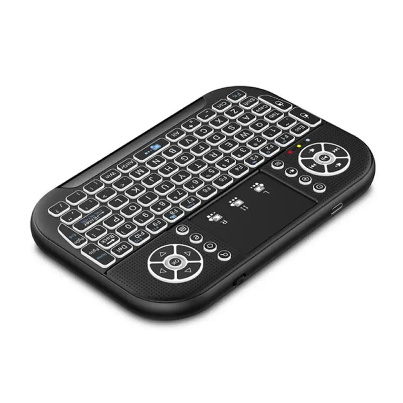 A8 Mini Keyboard 2.4G Dual Mode Handheld Fingerboard Backlit Mouse Touchpad Remote Control for Windows Android TV