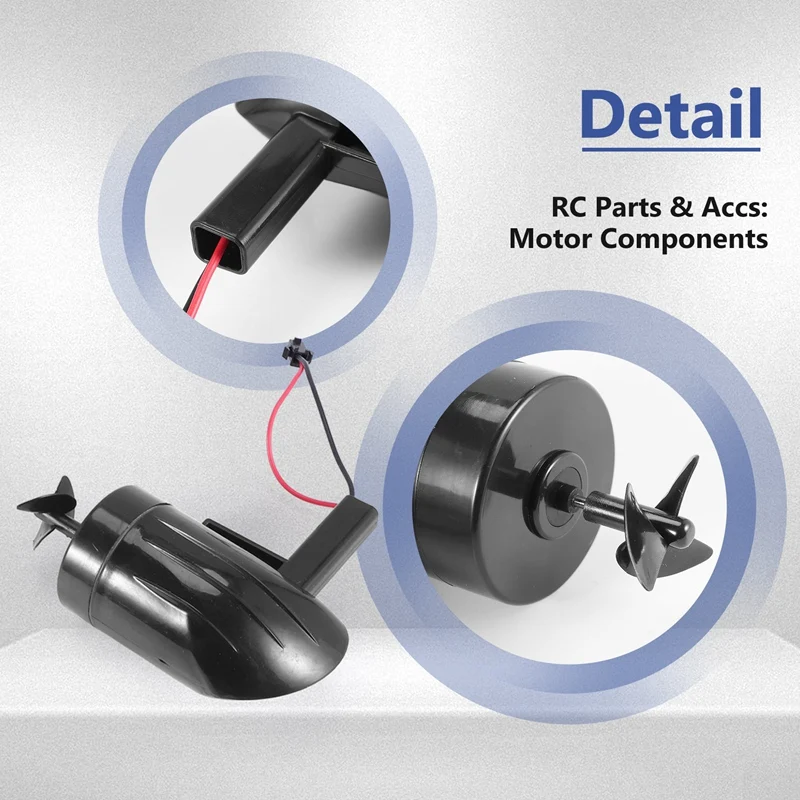 Motor de barco teledirigido para pesca Flytec 2011-5, bote de cebo mejorado 2011-5, lado izquierdo y derecho, 1 par