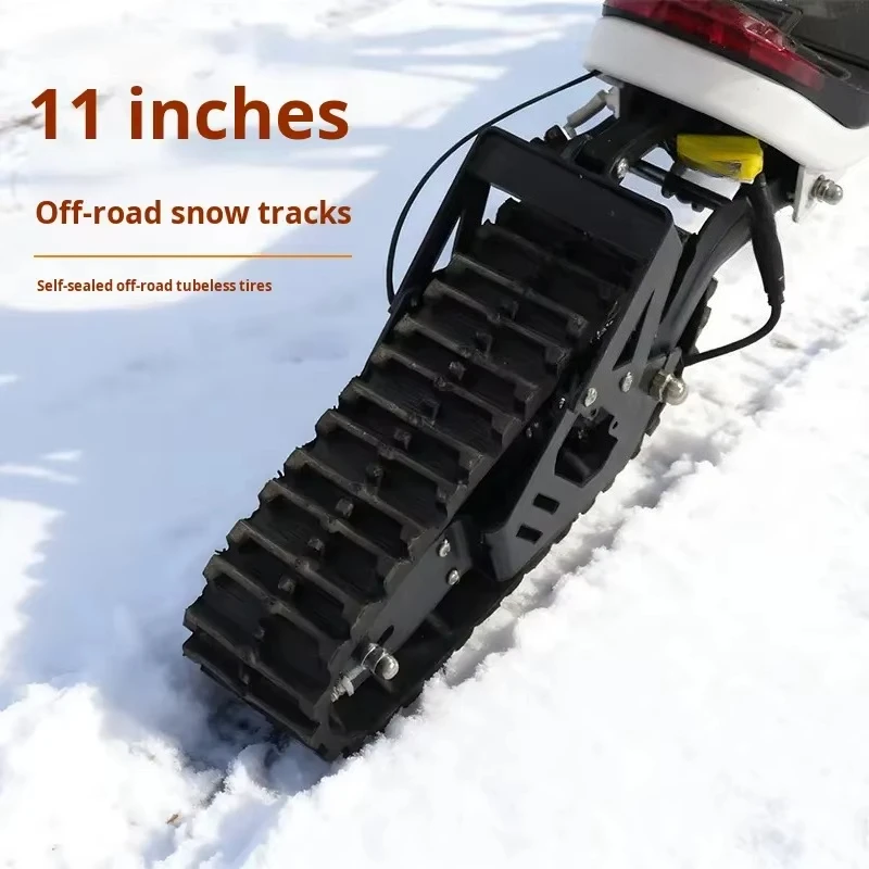 G63 hot-selling three-in-one snow two-wheel tracked 1500W 30Ah electric scooter electric snowmobile