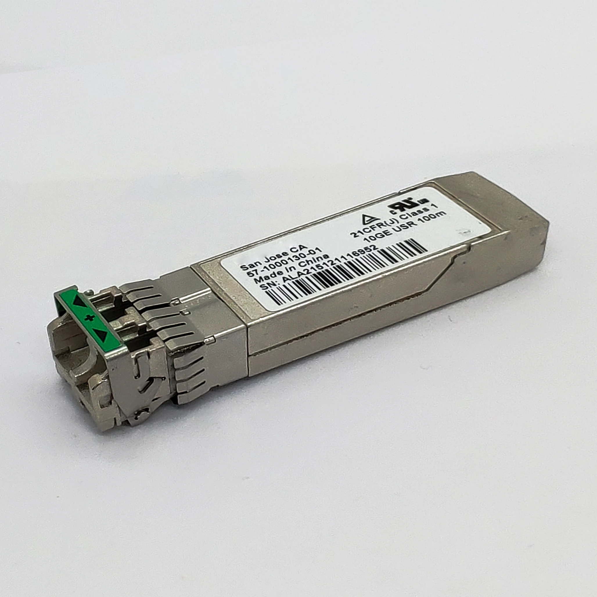 ของแท้สำหรับ Brocade 10Gbps ตัวเชื่อมต่อ usr MMF 100M LC SFP + ตัวรับส่งสัญญาณ57-1000130-01โมดูลออปติคัล