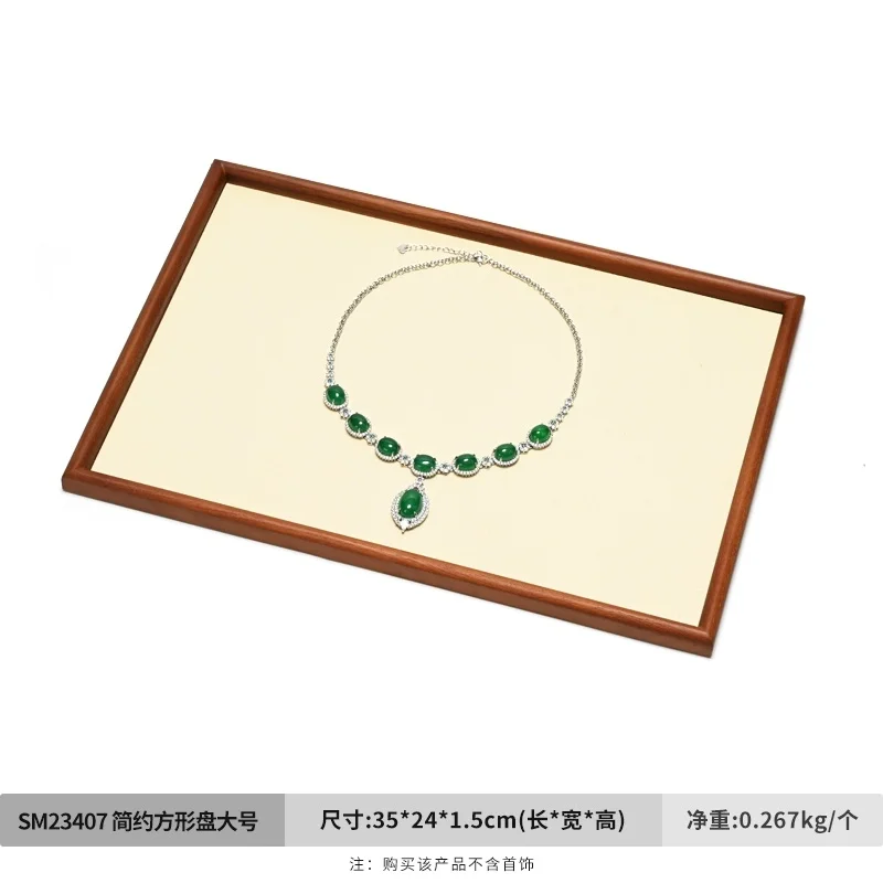 Retro Solid Wood Jewelry Display Tray