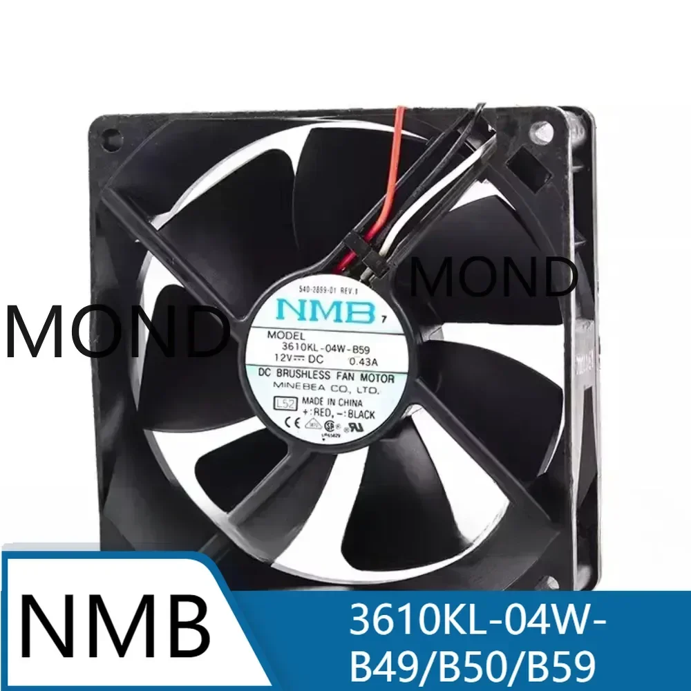 NMB 3610KL-04W-B49 3610KL-04W-B50 3610KL-04W-B59 Server Cooling  NMB-MAT Axial Power Inverter Fan 9025 DC12V 0.28A 9CM