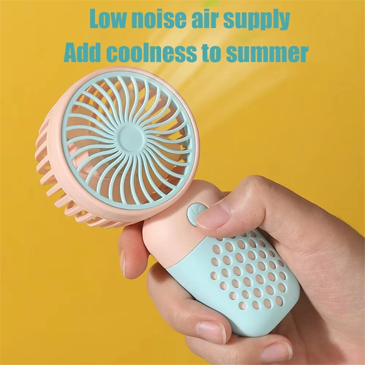 Y31A مروحة شحن محمولة على شكل رسوم كرتونية لطيفة، مروحة USB صغيرة محمولة للطلاب، جهاز تبريد صغير بحجم الجيب أ
