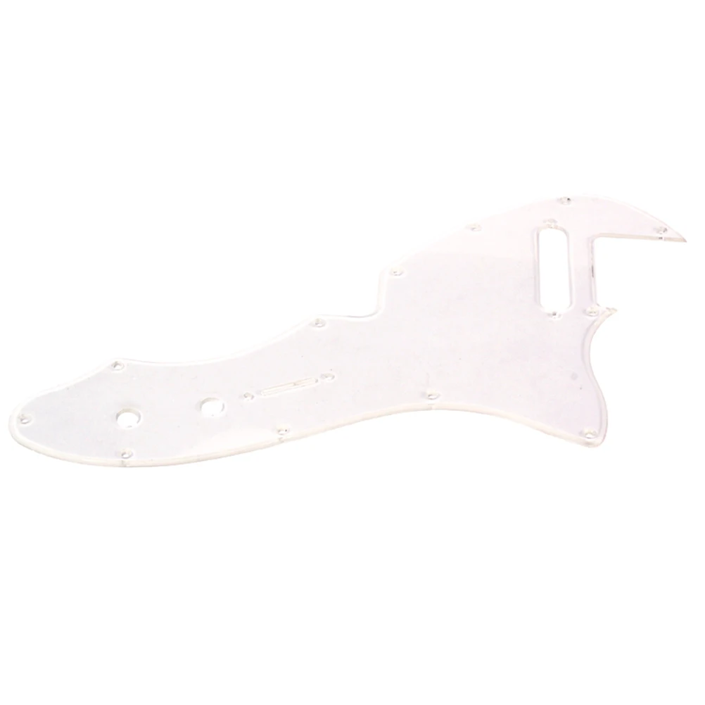 

4 Ply White Broadsword Shape Guard Plate Re-Issue Style Electric Vintage Accessories Backplate Protector