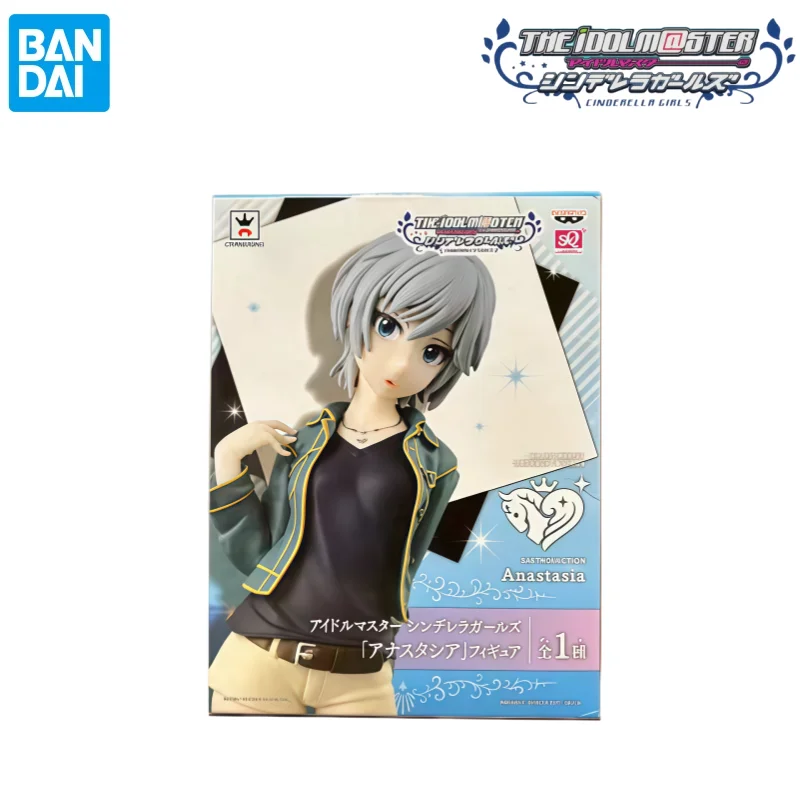 Bandai en stock, kit de garaje en caja original, The Idolm@ster, Anastasia Rin, personajes de anime, figura de acción coleccionable original, estatua.