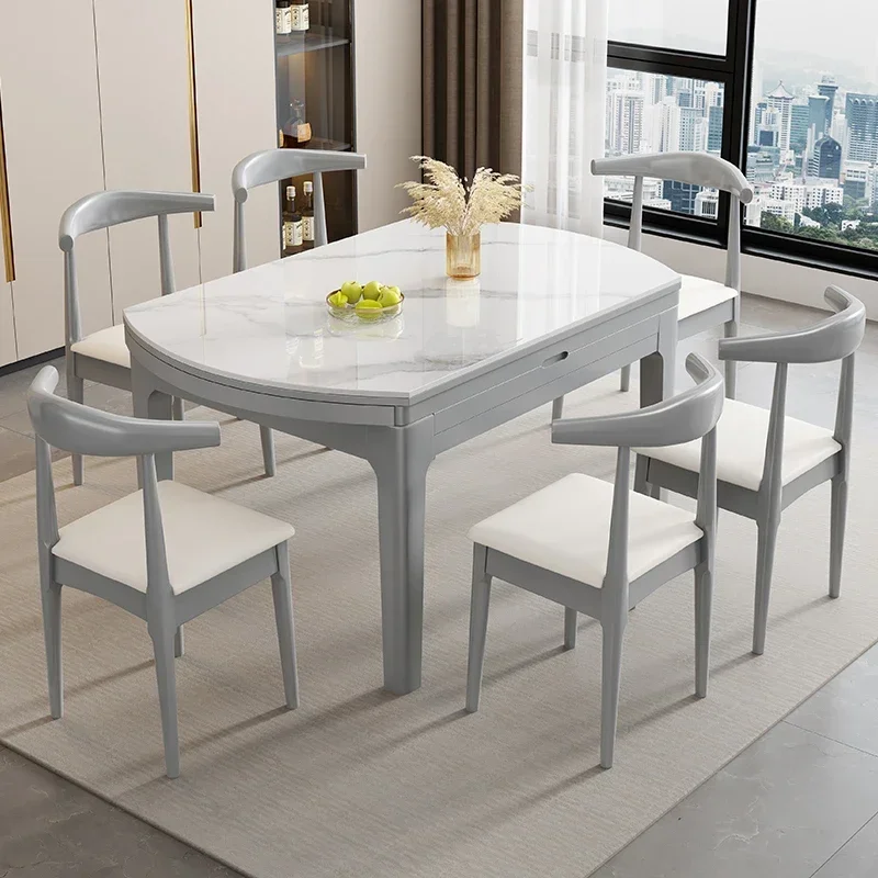 59.1 Inches Kitchen Sedentary Dining Table Wooden Living Room Dining Table Canteen Modern Muebles De Cocina Home Furniture