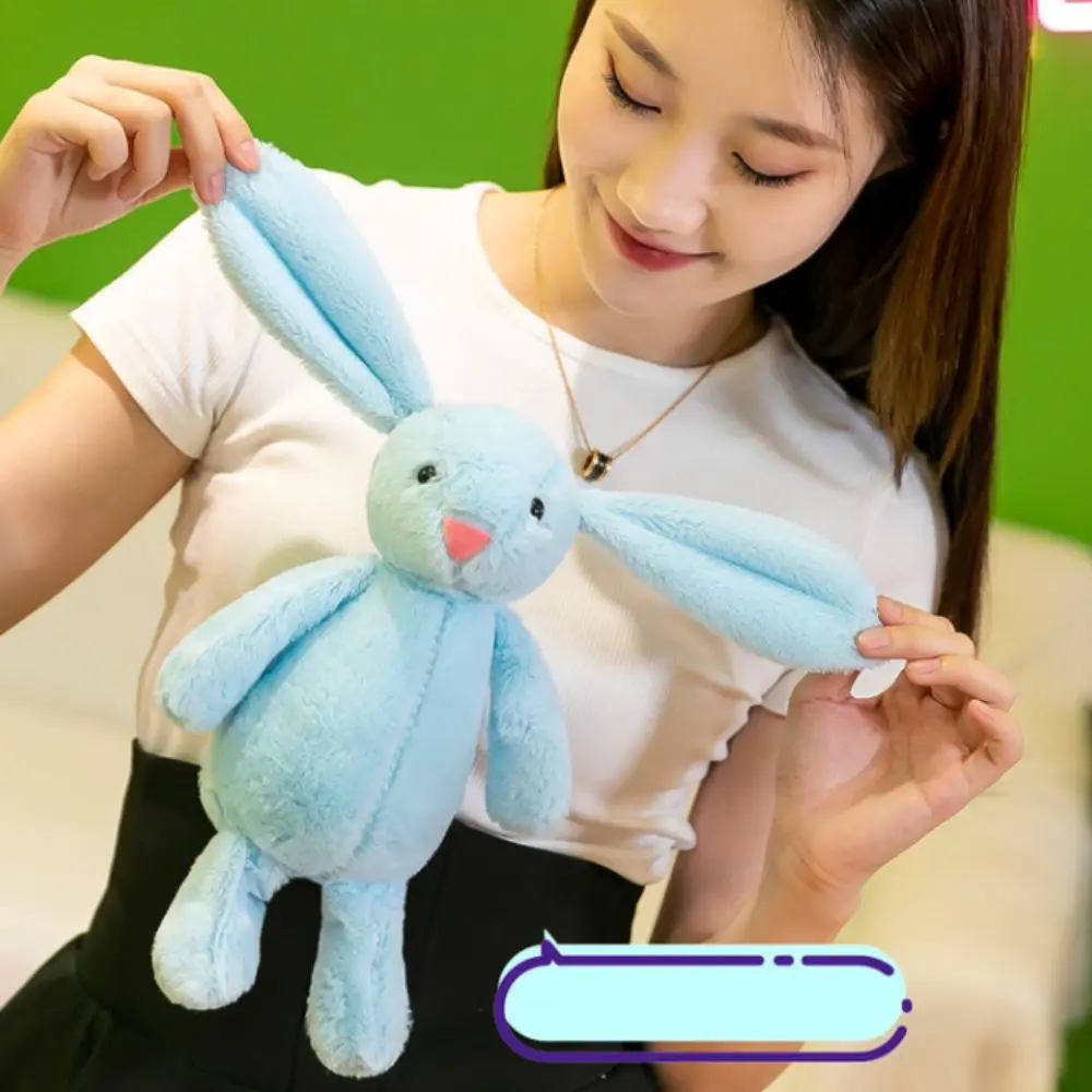 

Creative Christian Easter Rabbit Doll Soft PP Cotton Easter Bonnie Rabbit Doll Cartoon Comfortable Animals Stuffed Home Decor