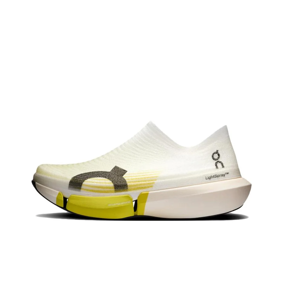 On Cloudboom Strike 2 Running Shoes Unisex White | Lime 3UG30022929