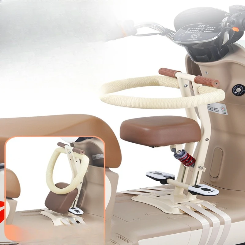 

Foldable electric car child seat front battery car baby seat child