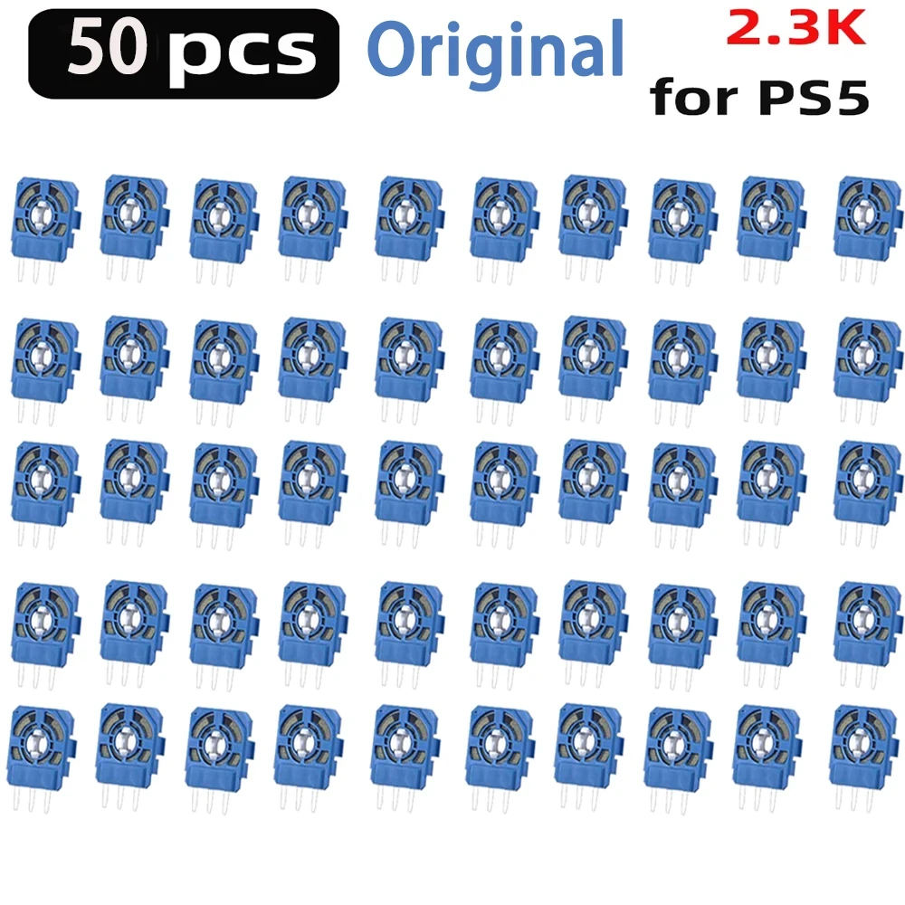 50 sztuk/partia Oryginalny OEM do kontrolera gier PS5 PS4 Analogowy drążek 3D Sensor Część Mikro Mini Przełącznik Oś Potencjometr 2.3K 10K Ohm — zdjęcie produktu 5