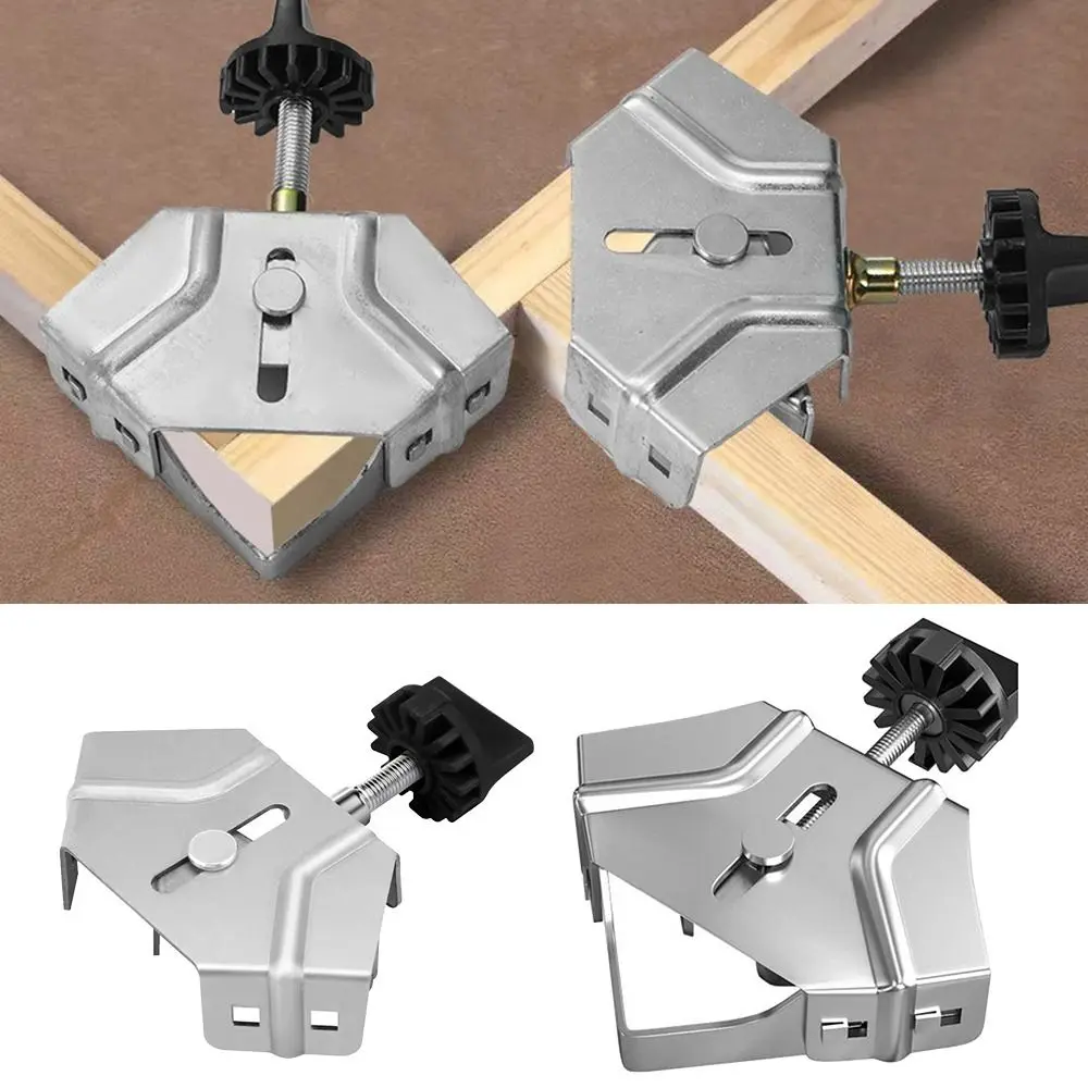 Durable Stainless Steel Right Angle Clamp Adjustable Quick Clip 90 Degree Clamp Single Handle Corner Locator Welding