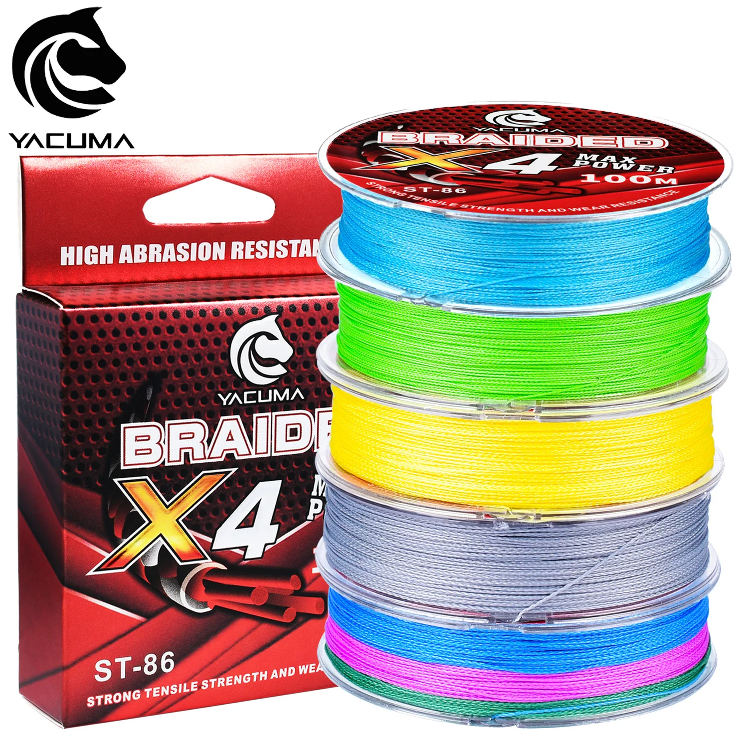 Freshwater Line - YACUMA 100M/109YDS X4 Braided Fishing Line