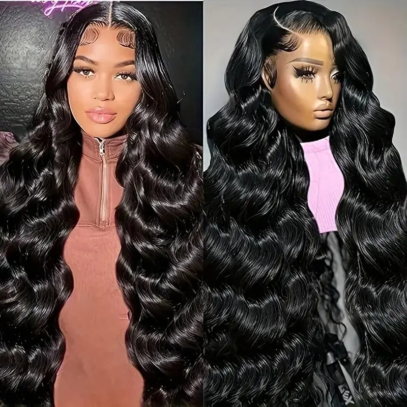 22 Inch 13x4 Lace Frontal 150% Natural Black Human Hair Wigs 5x5 Glueless Body Wave Pre-Plucked 13X6 Front Water Wave For Women