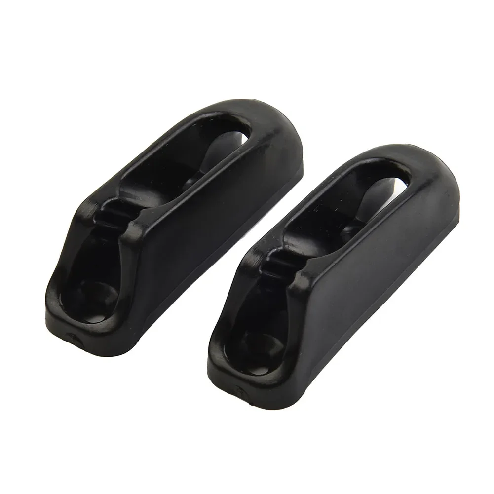 

2Pcs Boats Rope Clamps Jam Cleat Black Nylon Self-Lock Rope Clam Cleat Cord Lock 44x13x15mm Marine Accessories