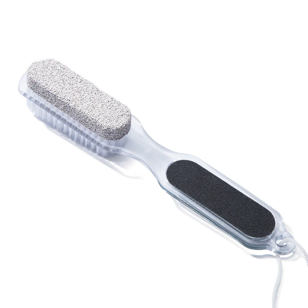 4 in Nail File Foot Rasp Exfoliation Smoother Kit Pumice Stone Tool Dead Skin Removal Care Brush