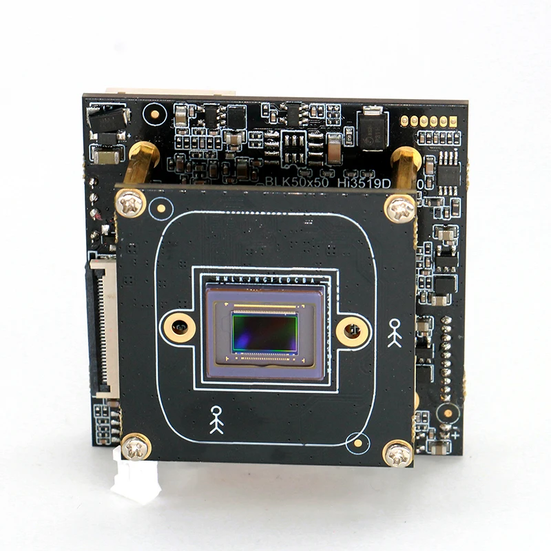 4MP 60fps IMX664 IP Camera Module CCTV Camera PCB Board Hi3519DV500 SDK BT1120 High-Definition Multimedia Interface SIP-K664K5B