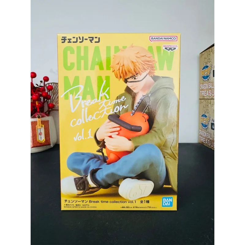 

Japanese Version In Stock Banpressto Chainsaw Man Anime Toys Denji Pochita Rest Time Figurine Model Ornaments Toys Boys Gifts