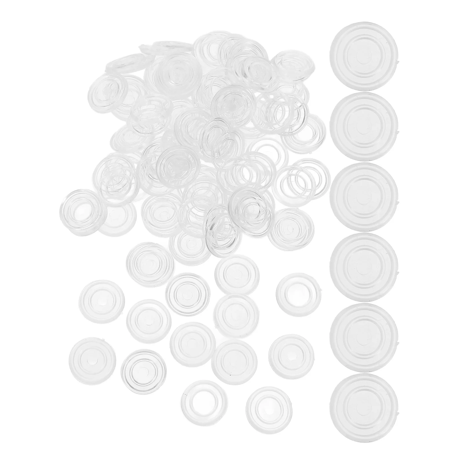 

100pcs Furniture Leg Protectors Non-slip Chair Pads PVC Stoppers 18mmx100 Replaceable Feet Protectors Wear Resistant Home Supply