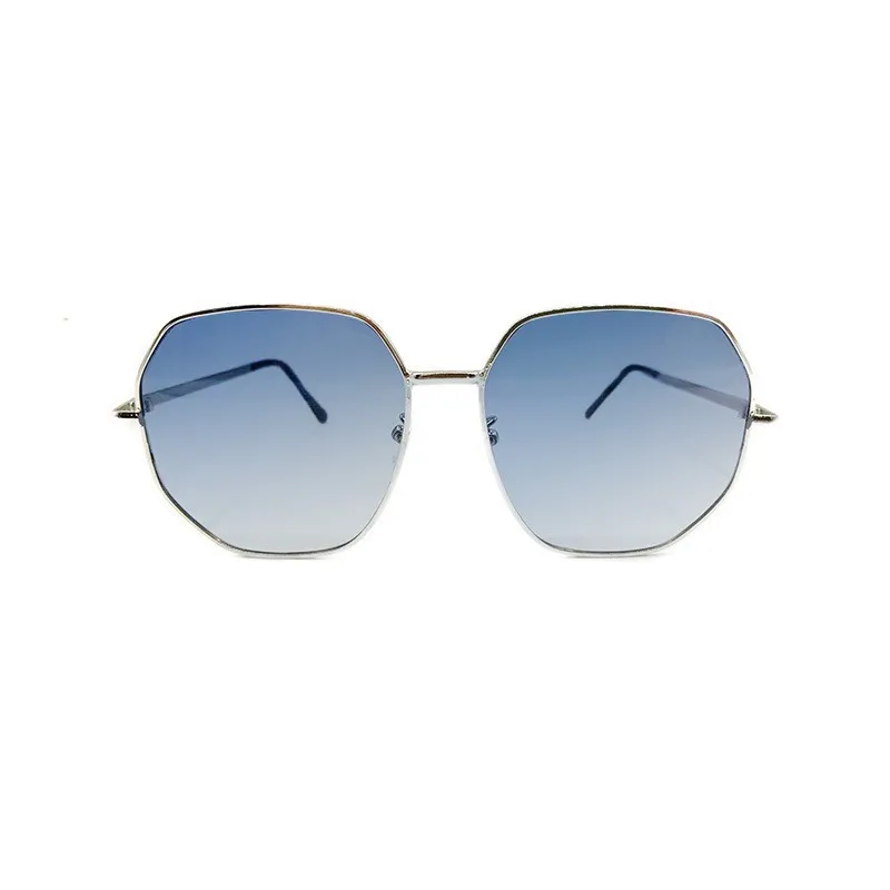 Versatile Sunglasses Men Polygonal Metal Driving Sunglasses Trendy Seaside Travel Glasses Women XTP8817