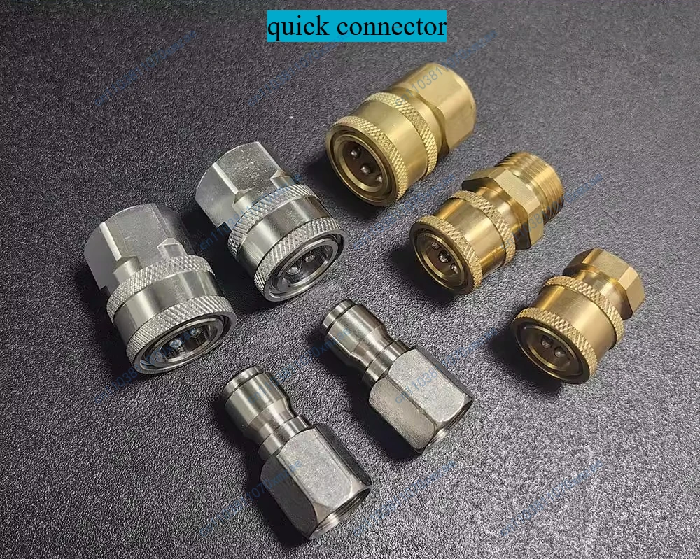 

1 шт. 3/8 быстрый разъем из нержавеющей стали для мойки высокого давления, быстрая заглушка, соединение шланга водяного пистолета 3/8 M14 M18