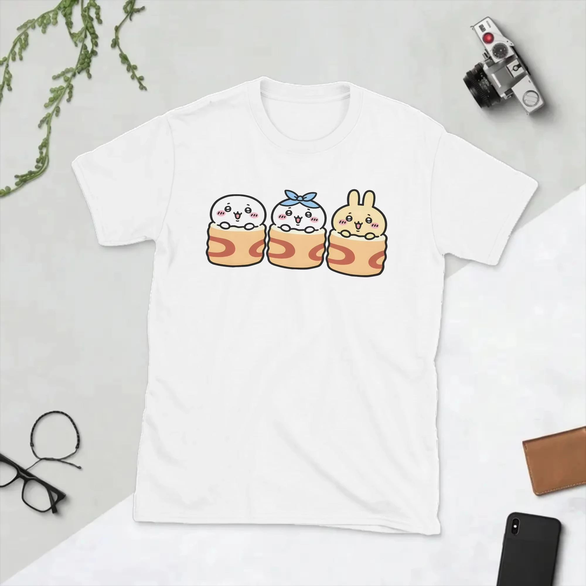 Kawaii Chiikawa Graphic Tee Un - T-Shirts 评论和价格