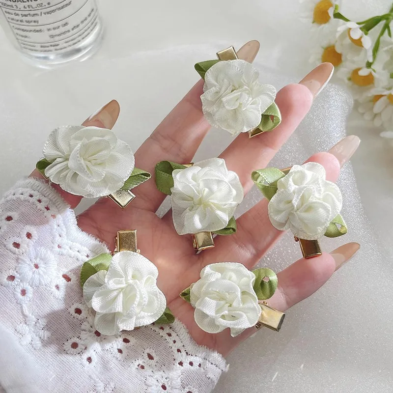 

Camellia hairpin is beautiful, side Mori bangs clip flower hairpin female clip duck bill clip headdress