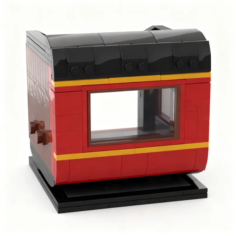 388pcs MOC Harry Hogwarts Express Cabin Mini Dioramma Model Toys Building Blocks Architecture DIY Christmas Gifts Creative Idea