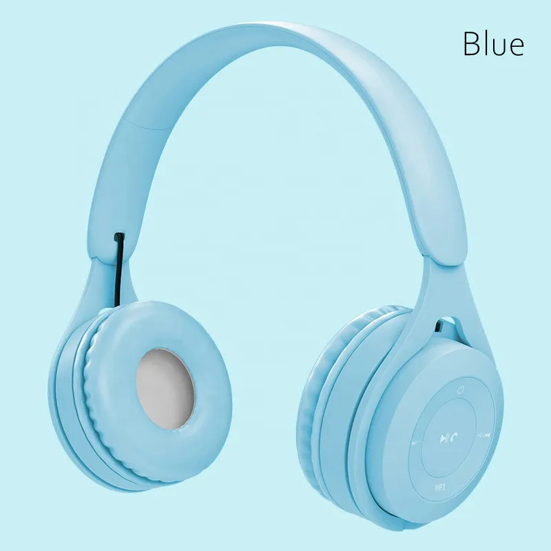 Y08 Draadloze Bluetooth-hoofdtelefoon Macaron-hoofdtelefoon Stereo hoofdband Gaming-headset met microfoon Gamer Girl-cadeau voor mobiele tablet