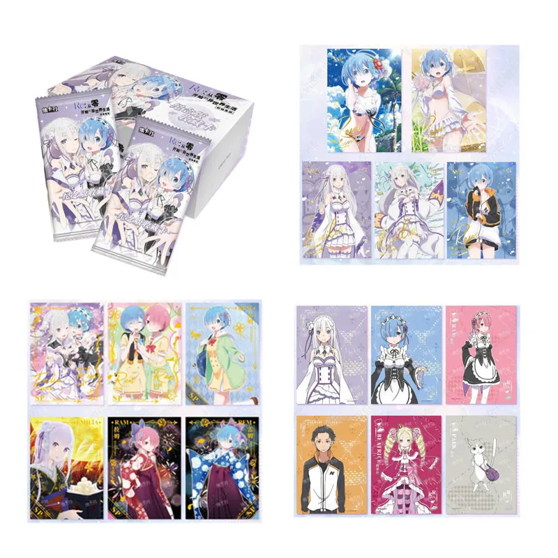 Goddess Story Collection Card Re Zero Kara Hajimeru Lsekai Seikatsu Sp Sweet Charming Sexy Hot Stamping Trading Cards