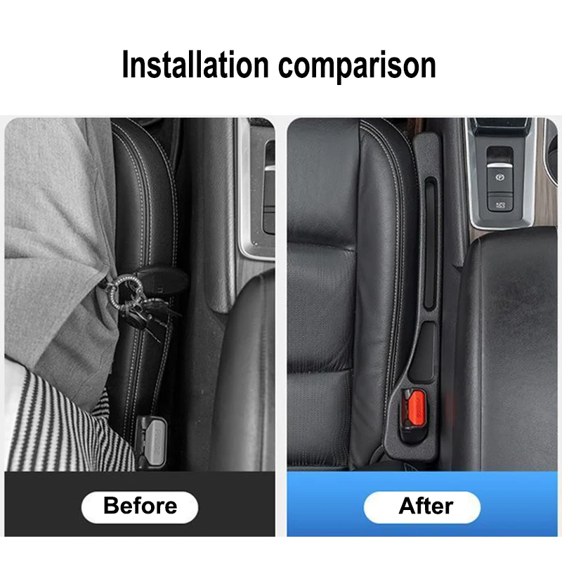 Car Seat Gap Filler Strip Organizer For BMW Series X1 X3 X4 X5 X6 X7 F15 F16 F25 E70 E71 F48 E84 G01 G02 Auto Interior Accessory