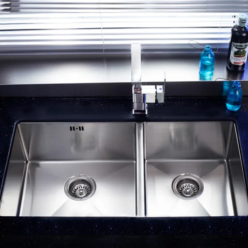 304 stainless steel sink high-end kitchen  double  Kitchen sink double