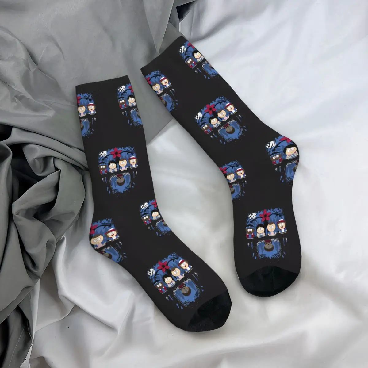 STRANGER PARK Unisex Winter Socks Outdoor Happy Socks Street Style Crazy Sock