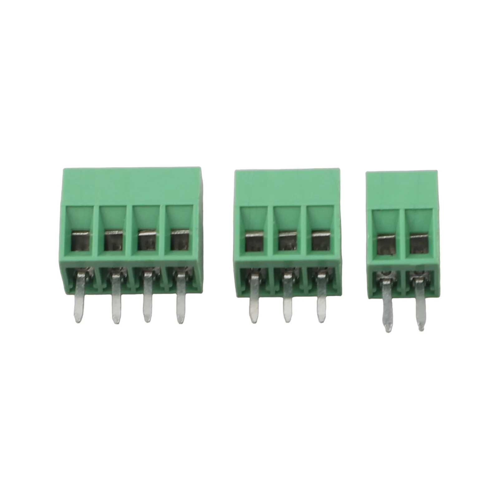50PCS DG308 Terminal Blocks KF128 2.54mm 2/3/4P PCB Mount Screw Connector Kit Multi-function Screw Terminal Block Spacing